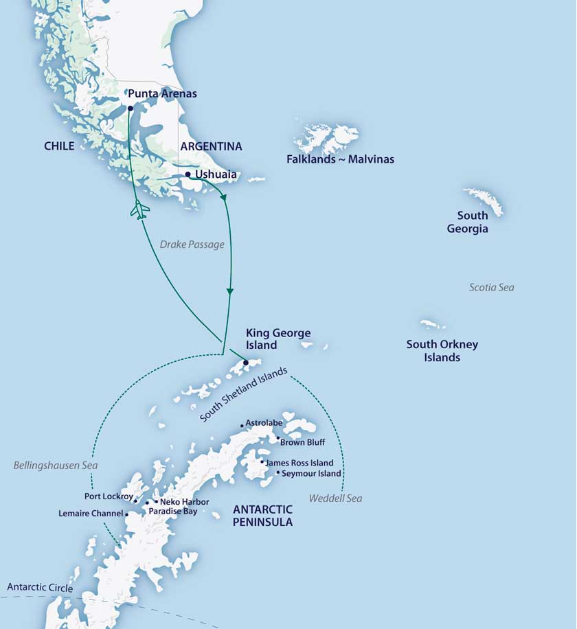  Vida Salvaje en la Antártida en el M/V Sylvia Earle